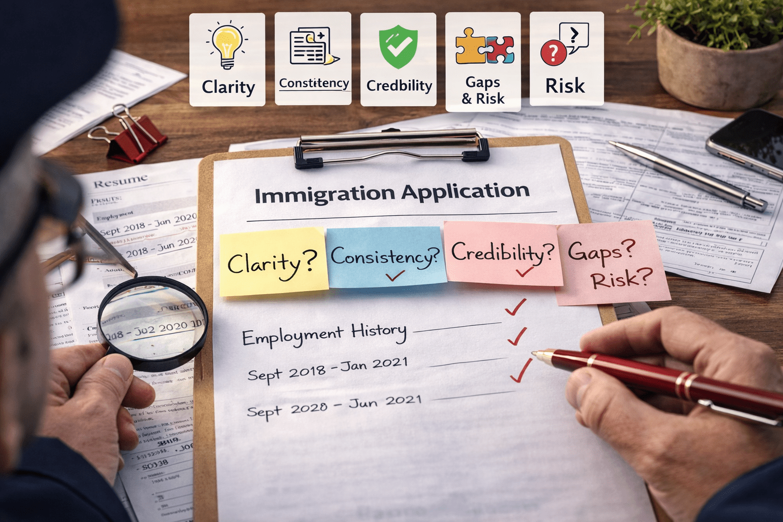 IRCC Document Review: 5 Things Officers Look for Before Approving Your Application